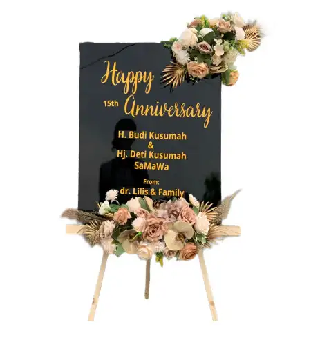 Papan Bunga Akrilik Balekencono