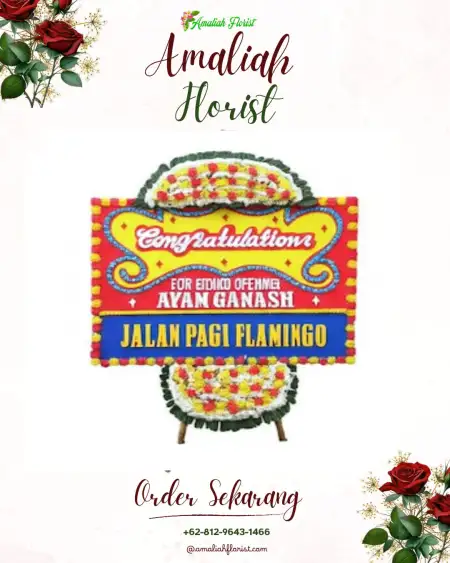 Sewa Papan Bunga Balekencono